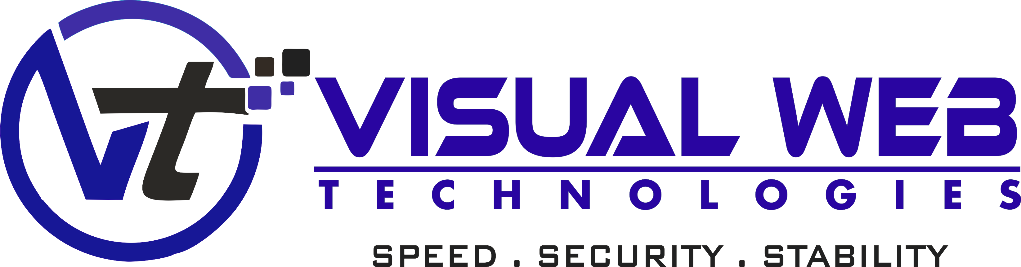 VisualWebTechnologies Logo Desaturated